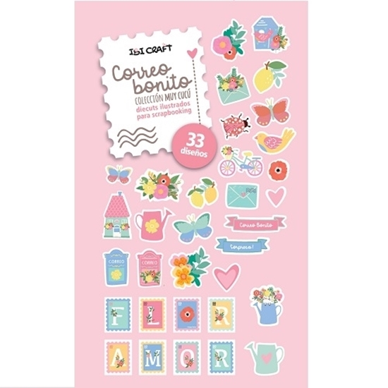 Imagen de Set de 33 troqueles ibi craft correo bonito-muy cucu