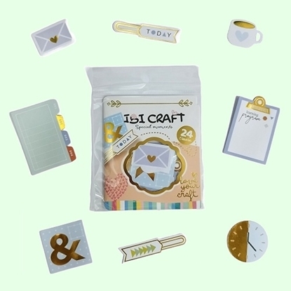 Imagen de Set de 24 etiquetas foil  ibi craft - pack "today"
