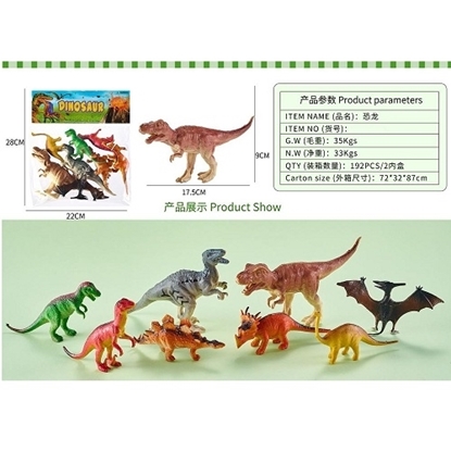 Imagen de Animales dinosaurios x 8            828-d13/192