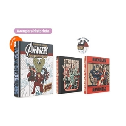 Imagen de Bibliorato 3 anillos big life avengers historieta + 40 hojas