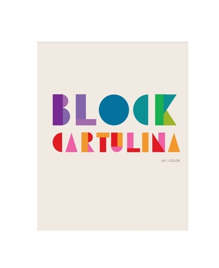 Imagen de Block cartulina Ilustra 180gramos color  20hojas