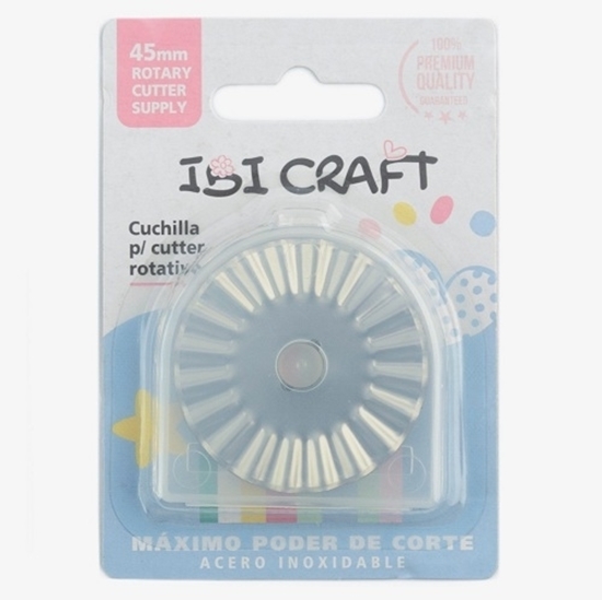 Imagen de Cuchillas rotativas ibi craft set x 3 45 mm corte surtido