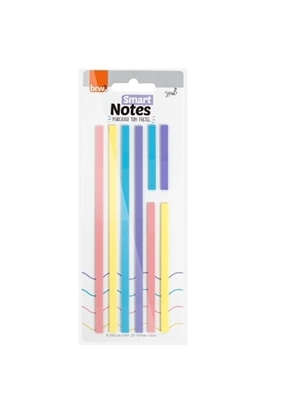 Imagen de Banderitas brw  largas Pastel translucidas x125 unidades