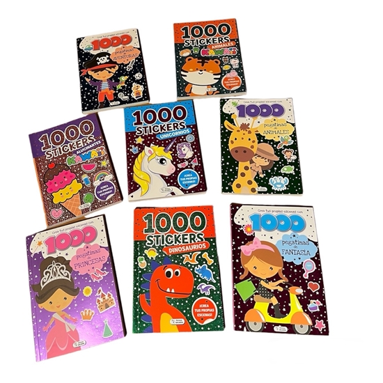 Imagen de Libro mega panoramicos 1000 pegatinas