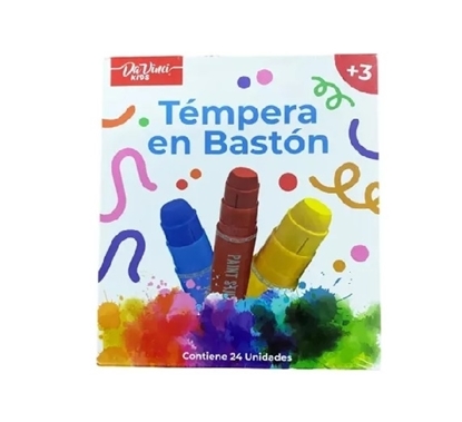 Imagen de Tempera solida en barra davinci kids 24 unidades