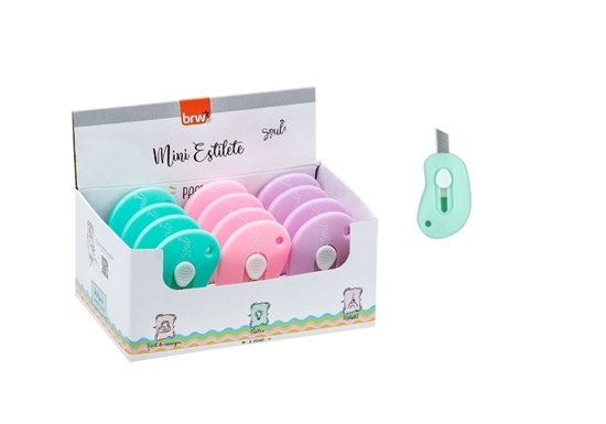 Imagen de Cortante mini Brw pastel- display 12 unidades