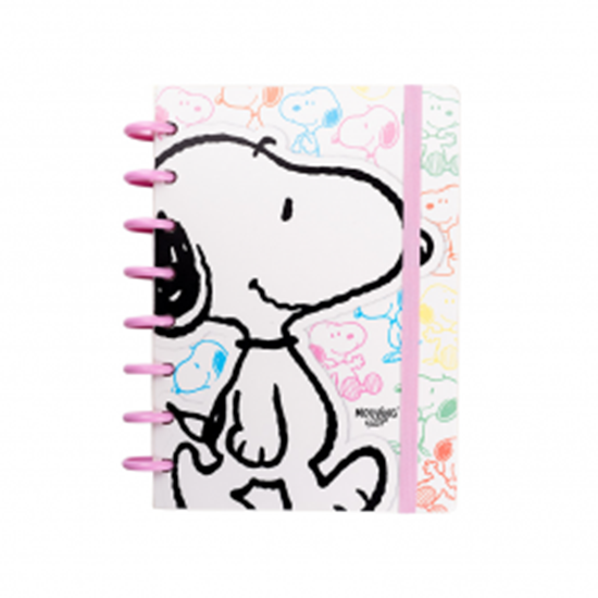 Imagen de Cuaderno mooving con discos a5 snoopy loops