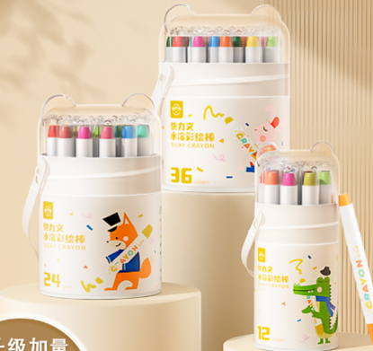 Imagen de Silky crayons 12 unidades en estuche