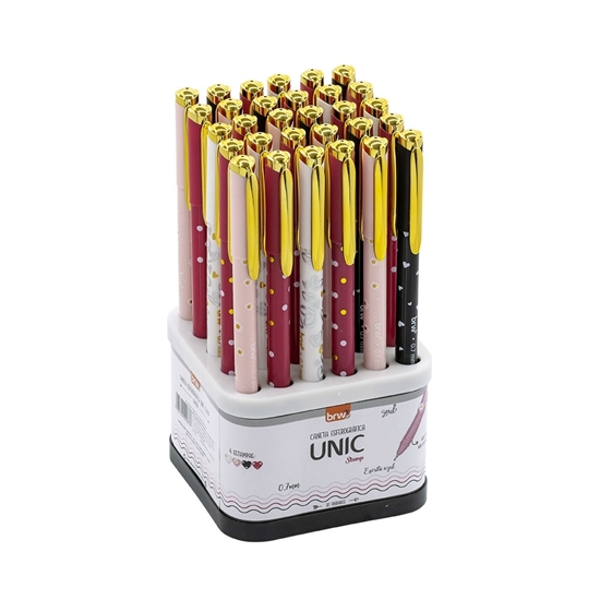Imagen de Boligrafo 0.7mm BRW - unic stamp- display c/30 unidades
