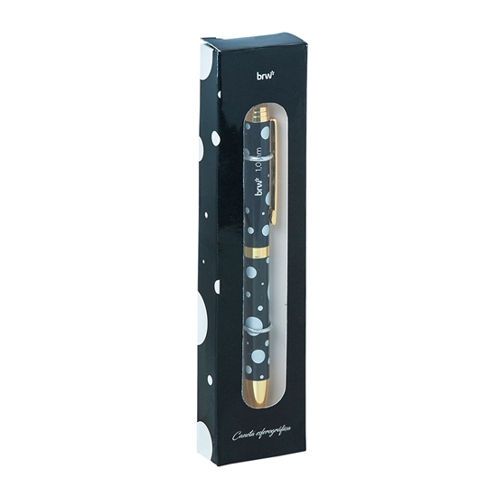 Imagen de boligrafo metalico BRW 1.0mm black estuche de regalo