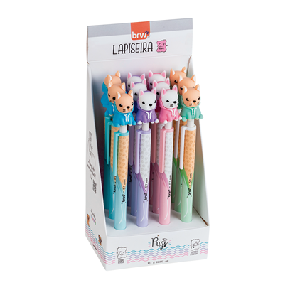 Imagen de Portamina Brw 0.7mm pug- display 12 unidades-