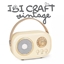 Imagen de Parlante mini bluetooth ibi craft vintage beige