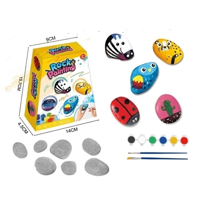 Imagen de A.Piedras + temperas para pintar               /84