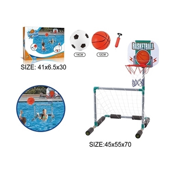 Imagen de Arco kit basket y futbol para piscina           /36