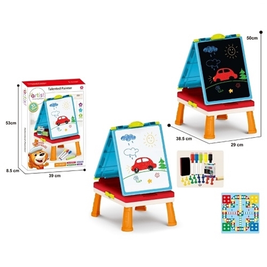 Imagen de A.Pizarra tiza + carmica + mesa de juego         /18