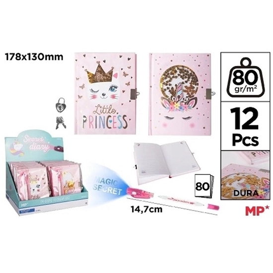 Imagen de Diario intimo con boligrafo de tinta invisible main paper   PB833-01