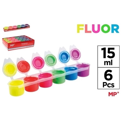 Imagen de Tempera main paper 6 colores fluo 15 ml   PP162-02