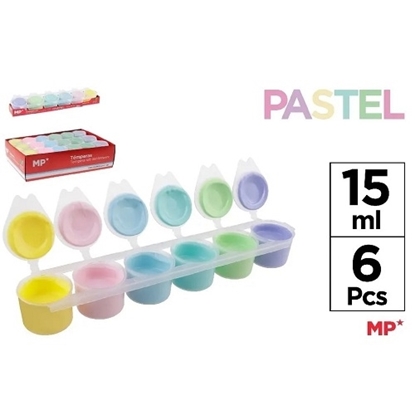 Imagen de Tempera main paper 6 colores pastel 15 ml   PP162-05