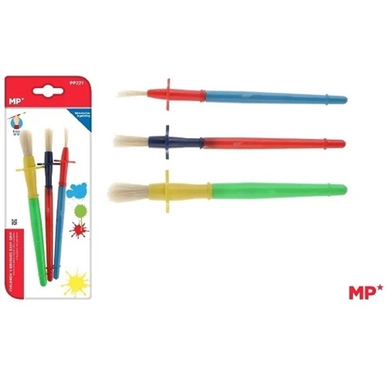 Imagen de Pincel escolar main paper blister 3 unidades   PP221