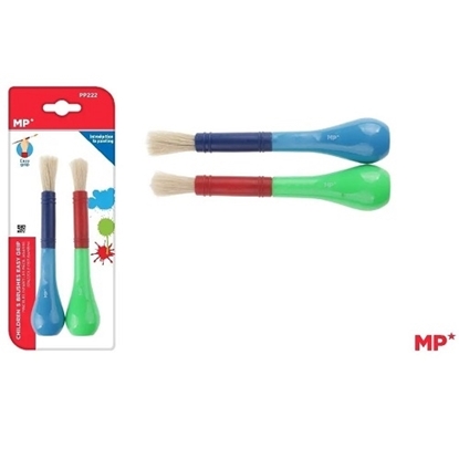 Imagen de Pincel escolar main paper blister 2 un. mango perita   PP222