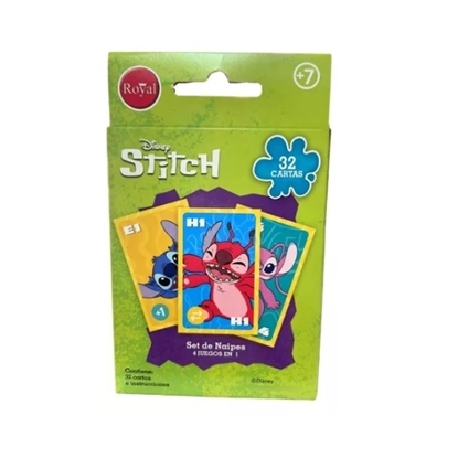 Imagen de Royal juego 4 en 1 stitch - set de naipes
