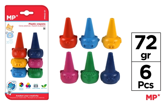 Imagen de Crayola forma caritas main paper blister 6 un.   PP942-01