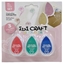 Imagen de Almohadillas set 3 unidades ibi craft colores claros