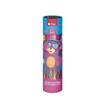 Imagen de Filgo marcador pinto 2220 - estuche 20 fantasia osito