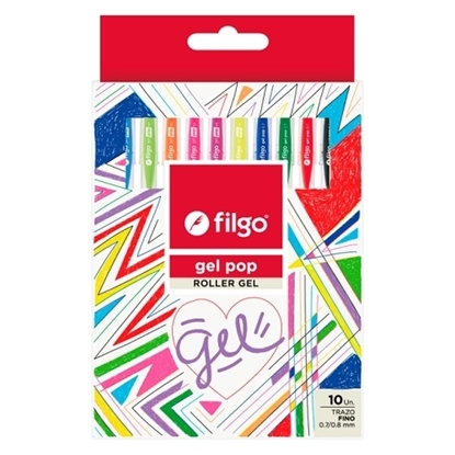 Imagen de Filgo roller gel pop - estuche 10 surtido