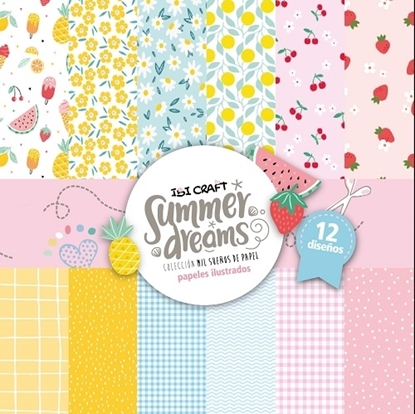 Imagen de Block ibi craft papel ilustrado 24 h summer dreams