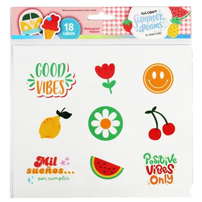Imagen de Calcamonias ibi craft set 2 h con 18 un summer dreams