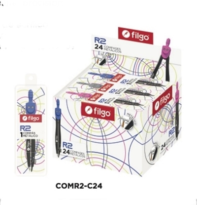 Imagen de Filgo compas metalico c/mina r2 - caja 24