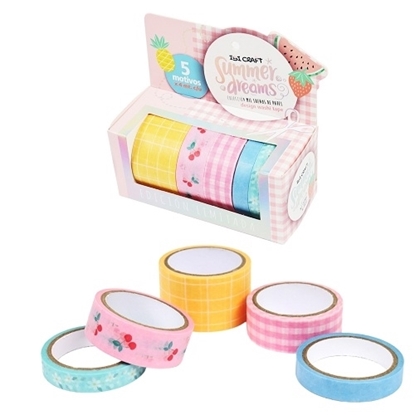 Imagen de Cinta adhesiva ibi craft pack x 5 serie summer dreams