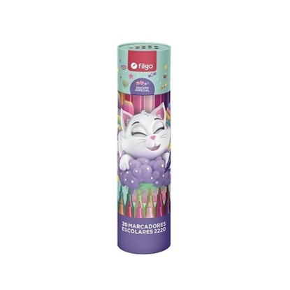 Imagen de Filgo marcador pinto 2220 - estuche 20 fantasia gatito