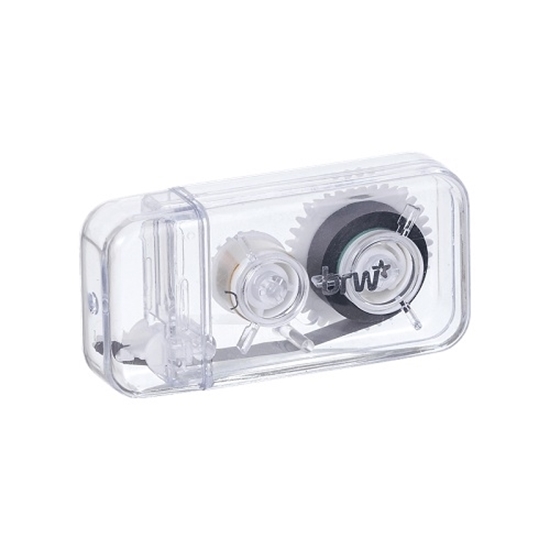 Imagen de corrector cinta BRW color metalico 5mmx3m -display 12 un