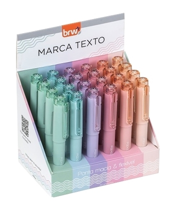 Imagen de Brw resaltador pocket - pastel - display 24 un