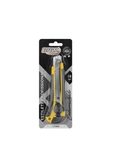 Imagen de Cortante profesional Brw 18 mm mango goma