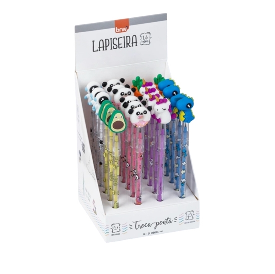 Imagen de Lapiz punta intercambiables Brw 1.6mm divertidos - 24 unidades
