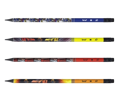 Imagen de Brw lapiz hb estampado xtreme-pote 72 unidades-
