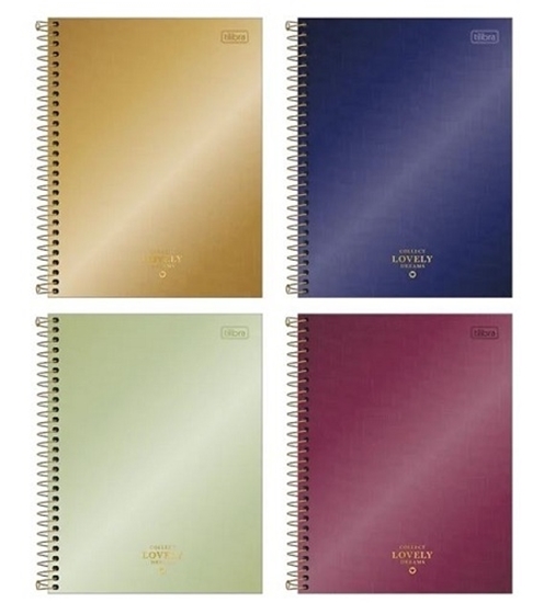 Imagen de Cuaderno tilibra 80h West Village  tapa dura c/espiral brillante 17.7 x 24