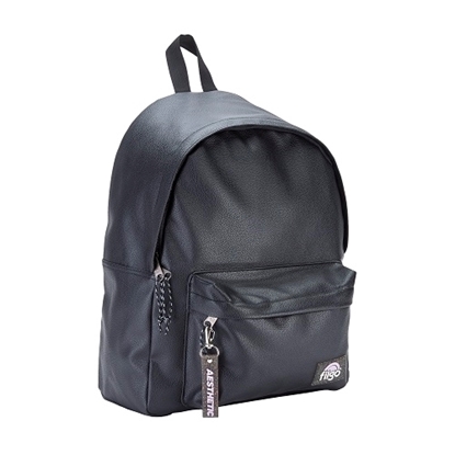 Imagen de Mochila filgo keiway  aesthetic 17´´ /cuero negro