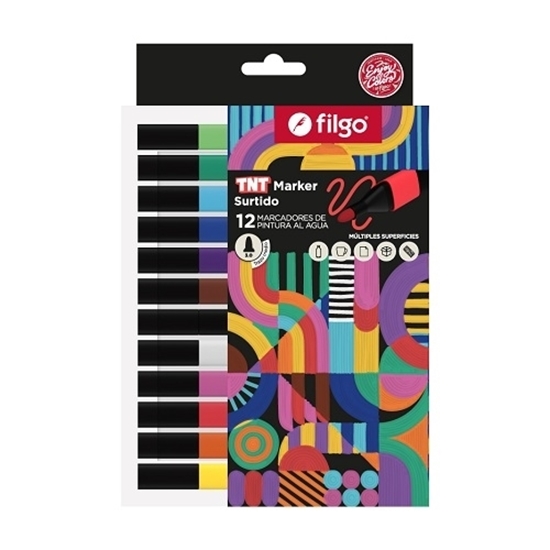 Imagen de marcador Filgo tnt market 3.0 - estuche 12 sur