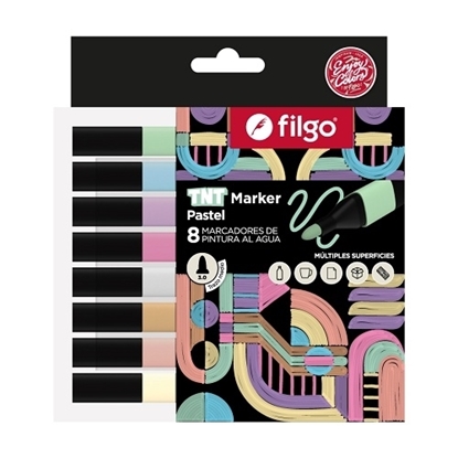 Imagen de marcador Filgo tnt market 3.0 - estuche 8 pas