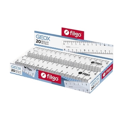 Imagen de regla Filgo rigida geox 15 cm - caja 20 unidades
