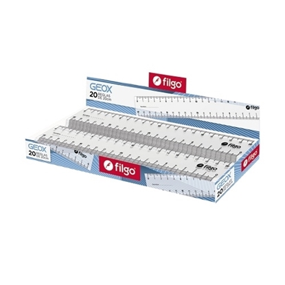 Imagen de regla Filgo rigida geox 20 cm - caja 20 unidades
