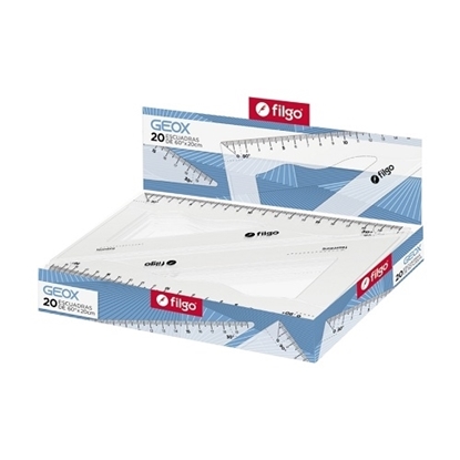 Imagen de escuadra Filgo geox 60 x 21 cm - caja 20 unidades