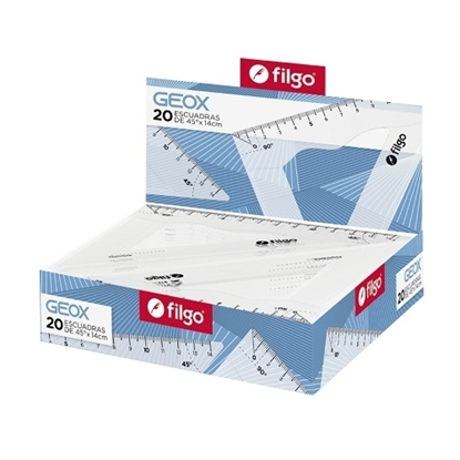 Imagen de escuadra Filgo geox 45 x 15 cm - caja 20UNIDADES