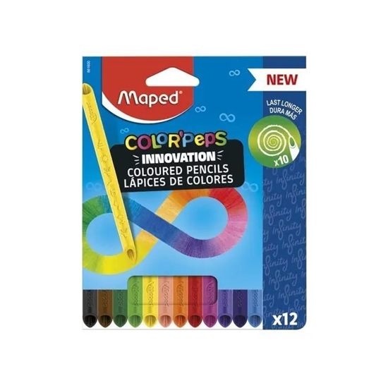 Imagen de Color maped peps infinitos 12 unidades