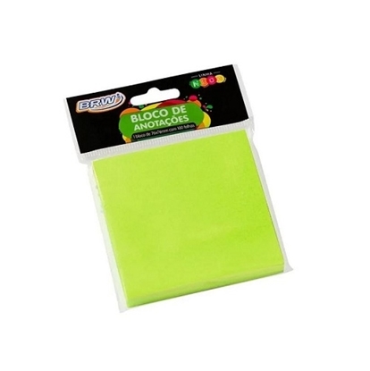 Imagen de notas autoadhesivas BRW - 76x76 verde