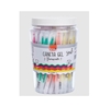 Imagen de boligrafo gel fluo 1.0mm BRW - 5 colores - pote 50 u